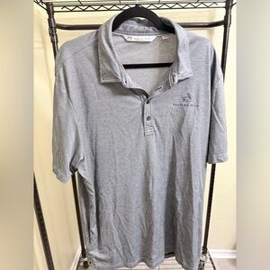 Travis Mathew Gray Golf Polo Shirt